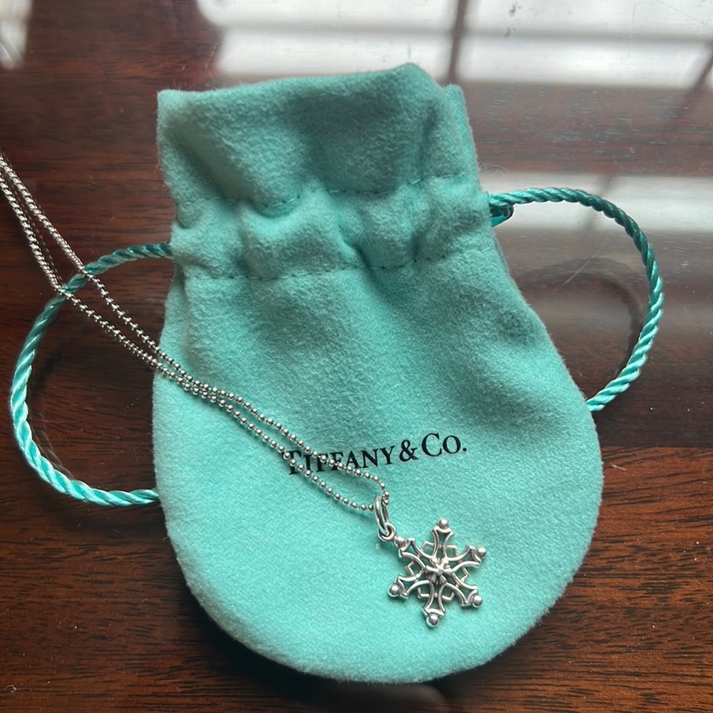 Tiffany & Co. snowflake necklace